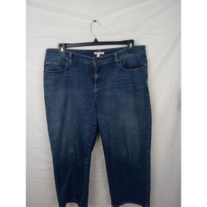 Women's Eileen Fisher Blue Jean Capris Size 14